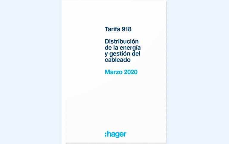 Tarifa 918 de hager