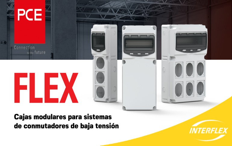 Cajas modulares para sistemas de conmutadores de baja tensión de INTERFLEX