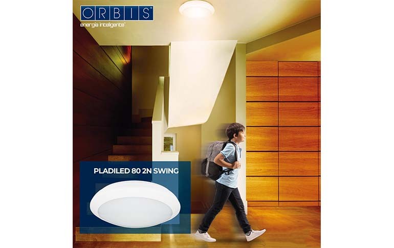 Nuevo Plafón con Detector PLADILED 80 2N SWING de ORBIS