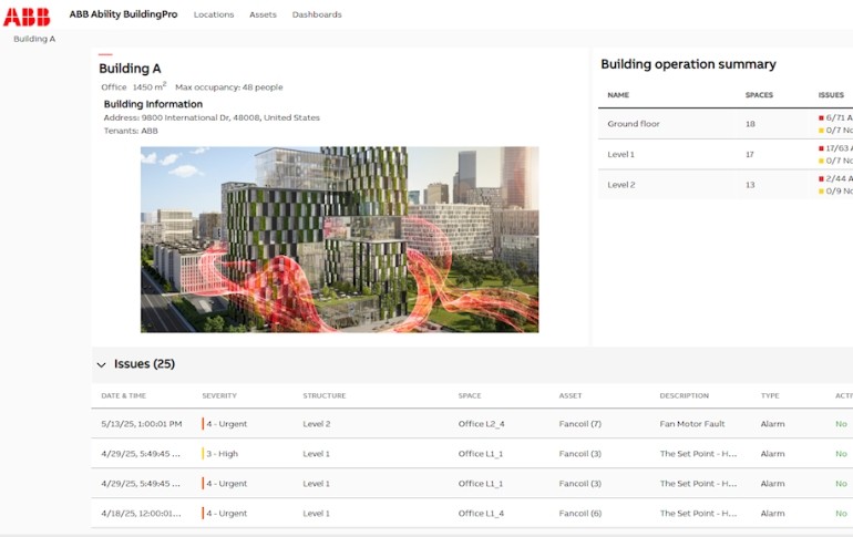 ABB impulsa la descarbonización y la gestión inteligente de edificios con la nueva plataforma ABB Ability™ BuildingPro