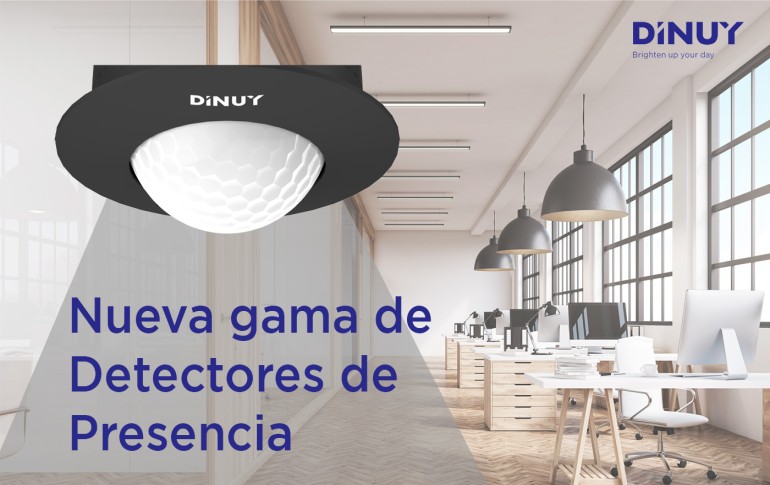 Dinuy lanza una nueva gama de Detectores de Presencia