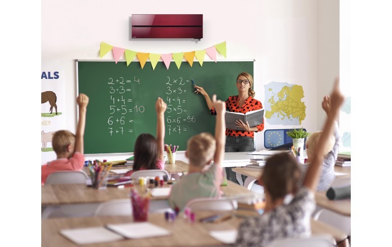 Mitsubishi Electric tiene la solución más eficiente para la ola de calor en las aulas