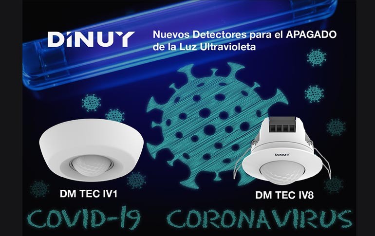 Detectores para el apagado de luz UV de DINUY