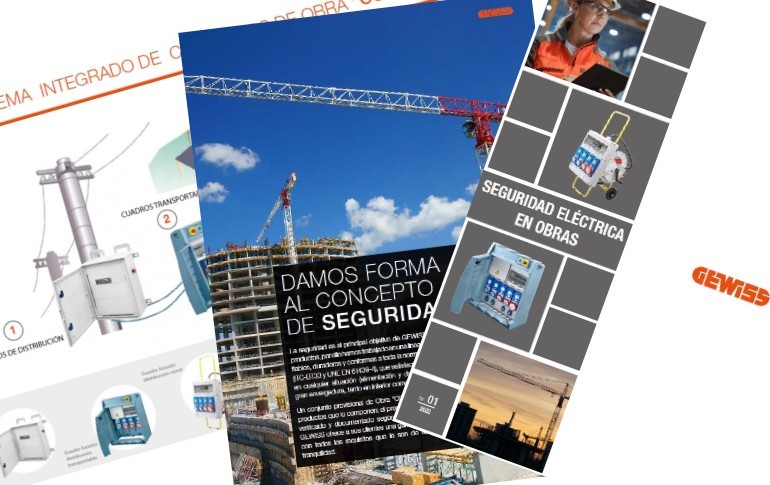 Nuevo catálogo de Gewiss: Seguridad eléctrica en obras
