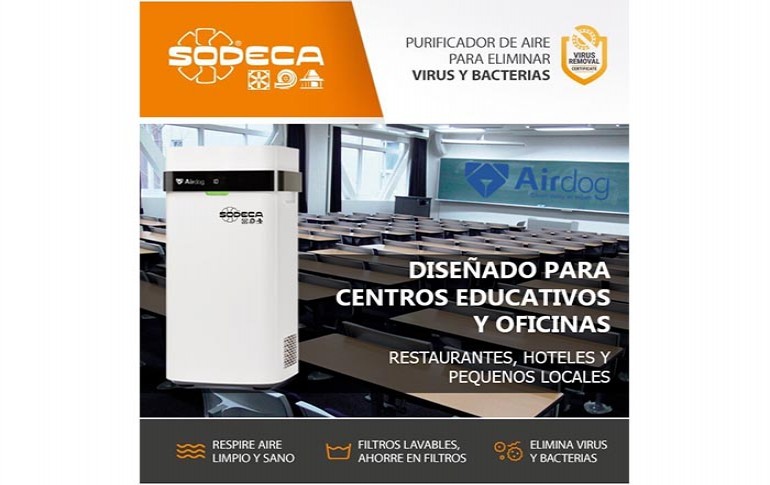 Nuevo purificador AIRDOG para centros escolares