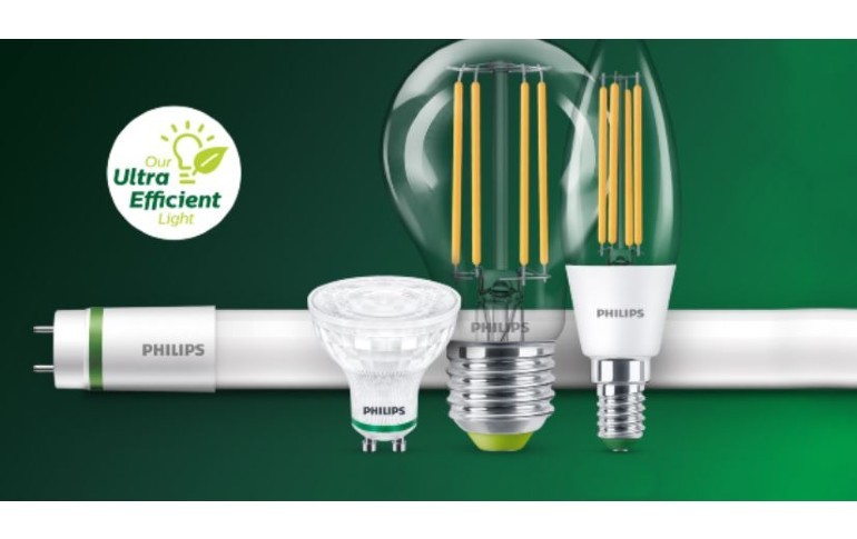 Signify lanza la primera gama ultra eficiente del mercado con lámpara estándar, vela, dicroica y tubo LED