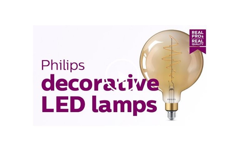 Las luminarias LEDbulbs decorativas de PHILIPS crean el ambiente perfecto