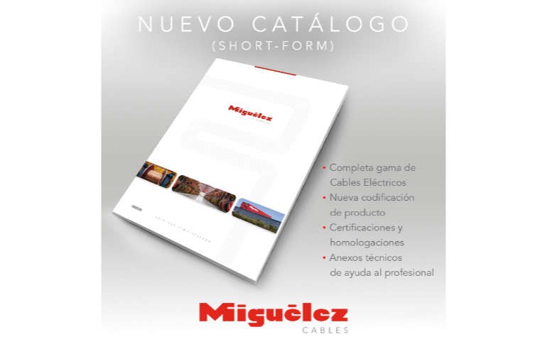 Nuevo catálogo “SHORT-FORM” de Miguélez Cables