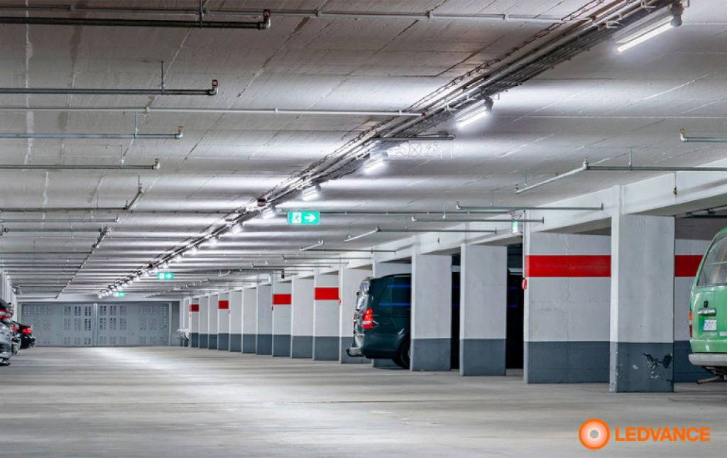 LEDVANCE apuesta por una iluminación eficiente y segura para aparcamientos