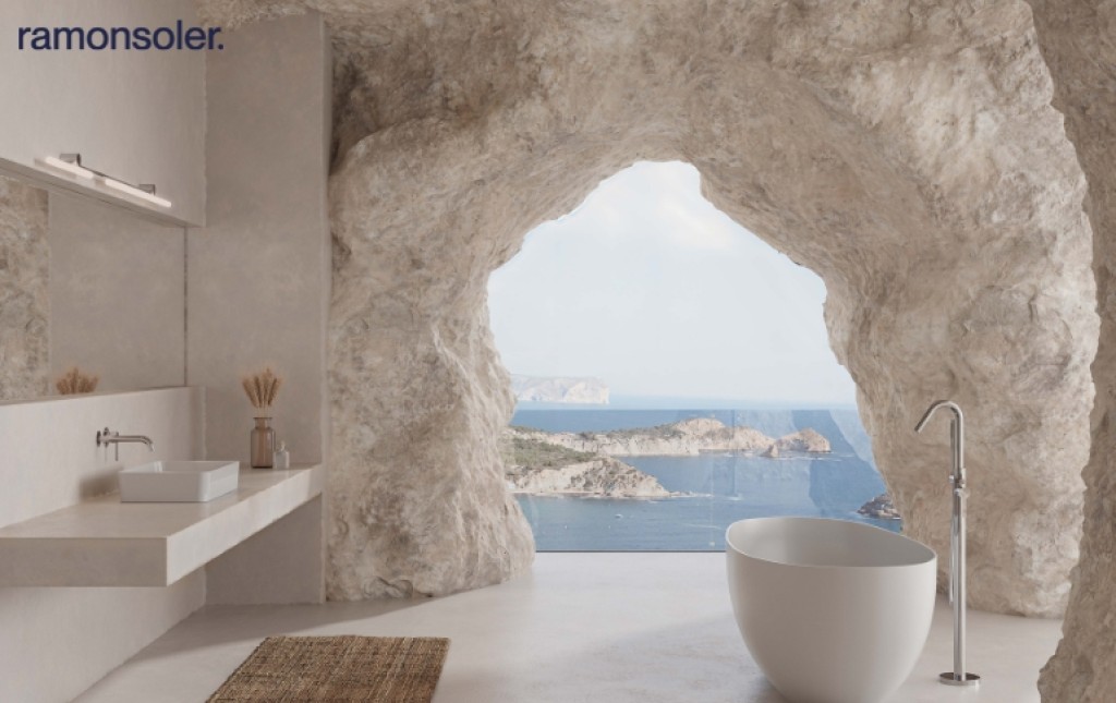 RAMONSOLER eleva el ritual del baño con grifería para bañera pensada para el wellness y el lujo contemporáneo