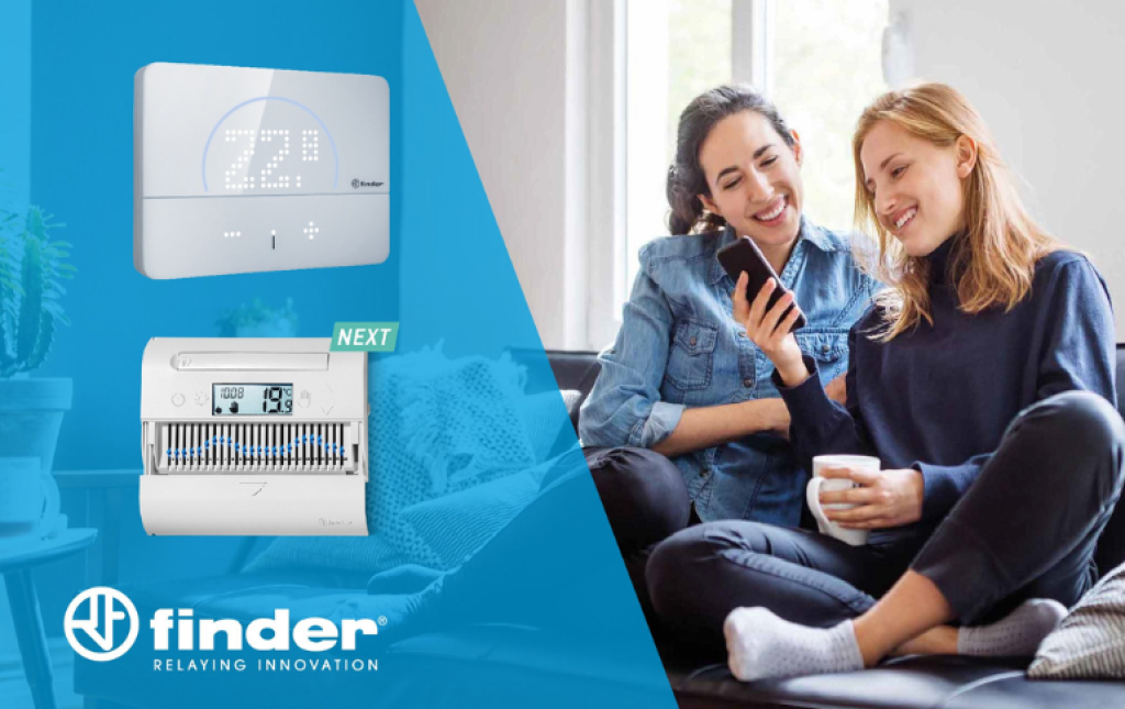 Finder: termostatos y cronotermostatos para un hogar eficiente