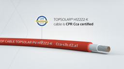 Topsolar H1Z2Z2-K, la máxima certificación CPR solar: Cca-s1b,d2,a1