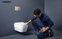 GEBERIT facilita la instalación de inodoros suspendidos con nuevas soluciones que reducen tiempos de montaje