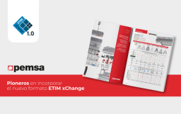 Pemsa implementa el estándar ETIM xChange para catálogos digitales