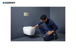 GEBERIT facilita la instalación de inodoros suspendidos con nuevas soluciones que reducen tiempos de montaje