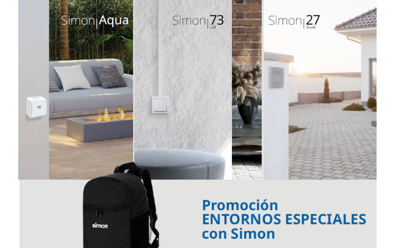 SIMON lanza su promoción Entornos Especiales con regalo exclusivo para profesionales
