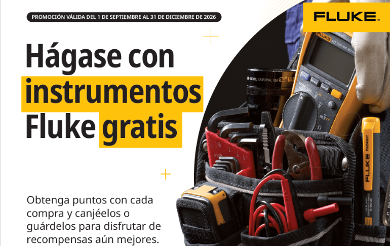 FLUKE premia las compras de sus productos con instrumentos gratuitos