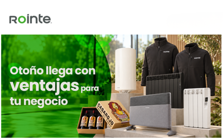ROINTE lanza su promoción de otoño con descuentos de hasta el 6% y regalos por compras
